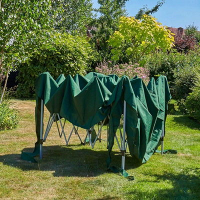 Home Source Easy Up Garden Outdoor 3m Gazebo Green