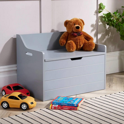 Grey 2024 toy bin