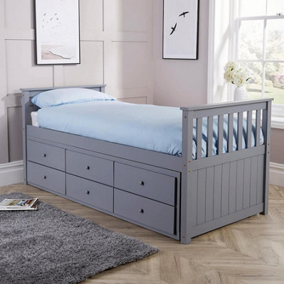 Double cabin store bed with storage