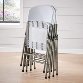 Plastic Folding Chairs Furniture B Q