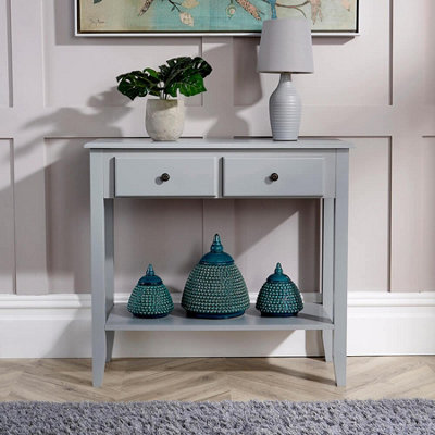 Small grey on sale hall table