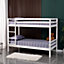 Home Source Hendon Children's Single Bunk Bed White
