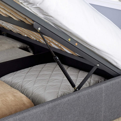 【hy100602】socph bed double Home Source Horizon Double Side Lift Ottoman Storage Bed Frame