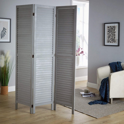 Home Source Horsham Fully Assembled Grey Room Divider