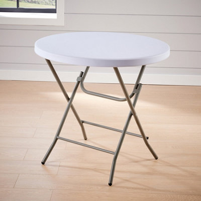 32 inch round on sale folding table