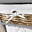 Home Source Lichfield 4 Wicker Basket Drawer Chest Storage Unit Grey