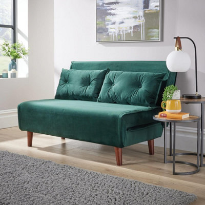Home Source Morella Green Double Sofa Bed DIY at B&Q