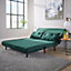 Home Source Morella Green Double Sofa Bed