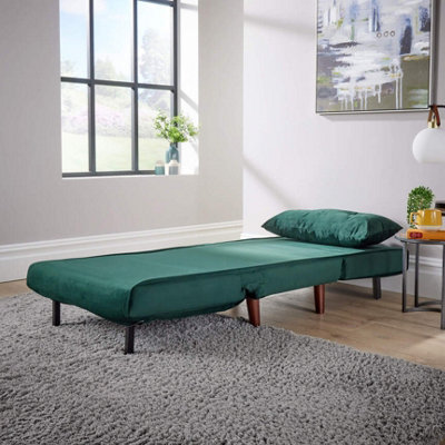 Home Source Morella Green Single Sofa Bed