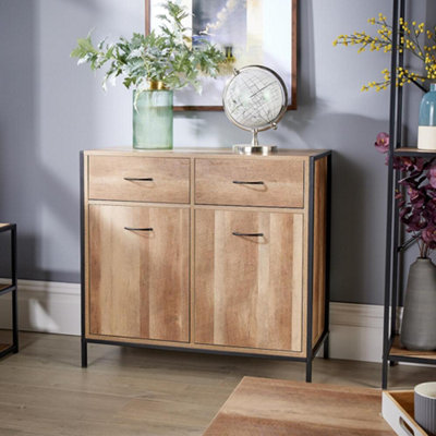 Black deals industrial sideboard