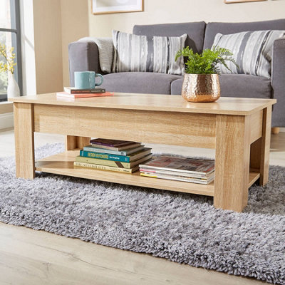 Coffee table that lifts deals up to eat