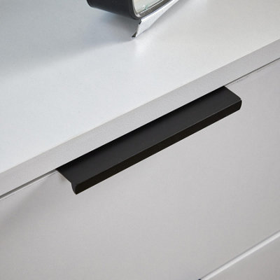 Home Source Phoenix 3 Drawer Bedside Storage Table White