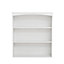 Home Source Polar Kitchen Wall Mounted 3 Shelves Painted White