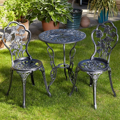 3 piece discount rose bistro set