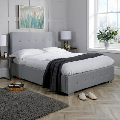 Home Source Savannah Gas End Lift Small Double 4ft Ottoman Bed