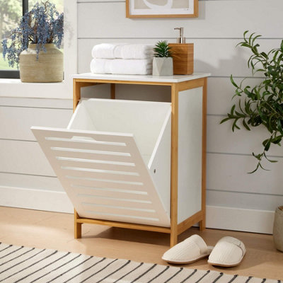 Laundry basket for deals bathroom