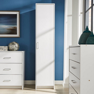 White deals wardrobe unit