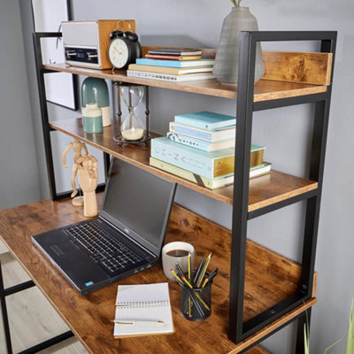 Shelving desk deals unit