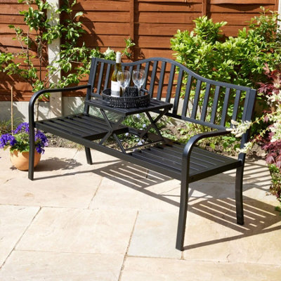 Loveseat bench outdoor sales