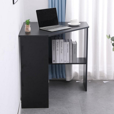 Compact office deals desk with storage