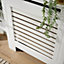 Home Source York Extra Small Radiator Cover White