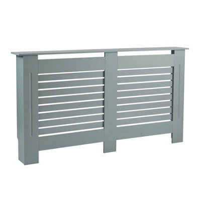 Home Source York Large Radiator Cover Grey