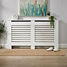Home Source York Large Radiator Cover White