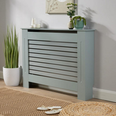 Home Source York Medium Radiator Cover Grey