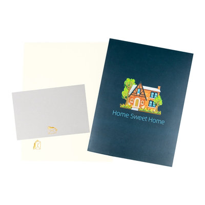 Home Sweet Home 3D Housewarming Pop-Up Card