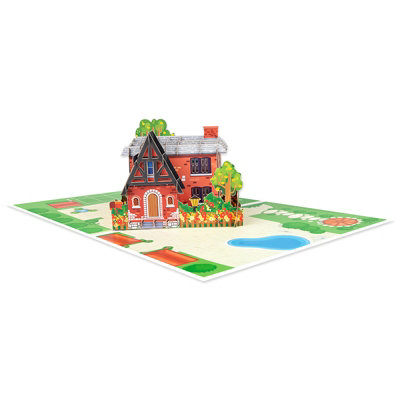 Home Sweet Home 3D Housewarming Pop-Up Card
