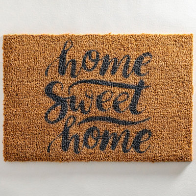 Home Sweet Home Grey Doormat - Regular 60x40cm