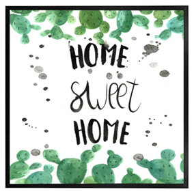 Home sweet home (Picutre Frame) / 12x12" / White