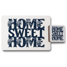 Home Sweet Home Type (Placemat & Coaster Set) / Default Title