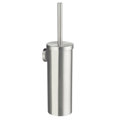 HOME - Toilet Brush. Brushed Nickel. Height 390 mm. Wall mounted.