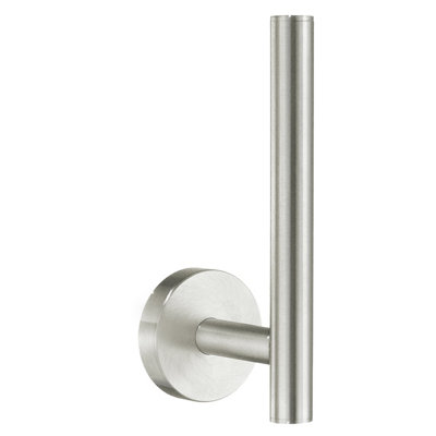 HOME - Toilet Roll Holder. Brushed Nickel. Length 152 mm.