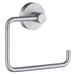 HOME - Toilet Roll Holder in Brushed Chrome