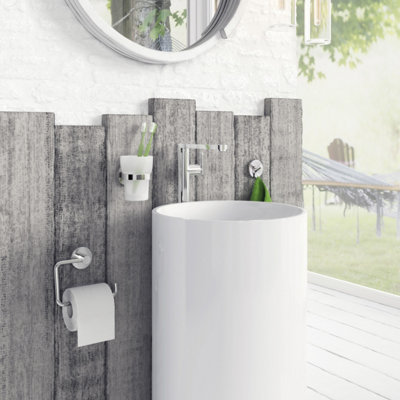 HOME - Toilet Roll Holder in Polished Chrome - 3