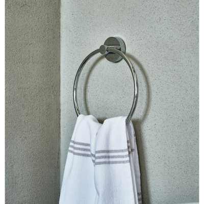 HOME - Towel Ring in Polished Chrome. Diameter 170 mm.