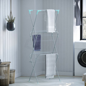 Home Vida 3 Tier Clothes Airer, Indoor Outdoor Laundry Hanger Dryer Rack, 14m