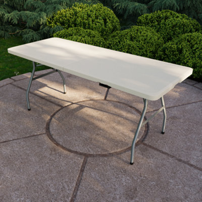 Home Vida Foldable 6ft Heavy Duty Folding Camping Picnic Garden Portable Table