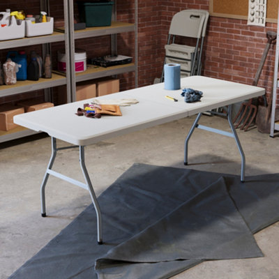 Home Vida Foldable 6ft Heavy Duty Folding Camping Picnic Garden Portable Table