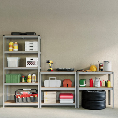 Home Vida Heavy Duty Adjustable Galvanised Steel Garage & Shed ...