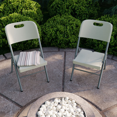 Home Vida Set of 2 Folding Chairs DIY at B Q