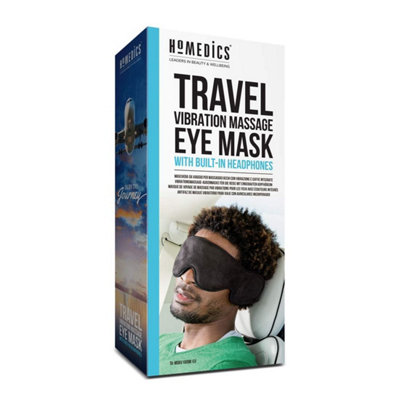 HOMEDICS MASSAGING EYE MASK WITH SPEAKERS