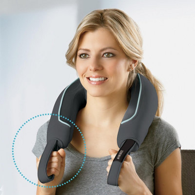 Homedics Shiatsu Massager Heat Rotating Massagers for Neck Back and Shoulder NMS 255 GB