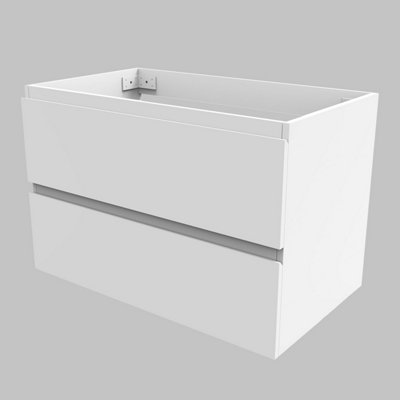 Homefast Bathrooms 800mm Bathroom Vanity Unit without Basin Matt White