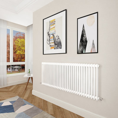 Homefast Bathrooms Designer Cast Iron Radiator White 600x1460mm 2 ...