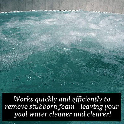 Homefront Anti Foam - Removes Surface Foam From Hot Tub, Spa and Whirlpool Water - Suitable for All Hot Tubs 2L