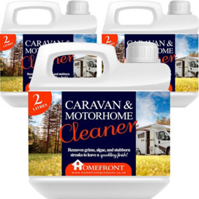 Homefront Caravan and Motorhome Cleaner - Deeply Cleans to Remove Black Streaks, Dirt and Grime - Easy to Use Formula (6 Litres)