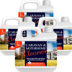 Homefront Caravan and Motorhome Cleaner - Deeply Cleans to Remove Black Streaks, Dirt and Grime - Easy to Use Formula (8 Litres)